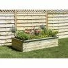 1.8m (5ft 10in) 700L Sleeper Raised Bed Planter By Zest®