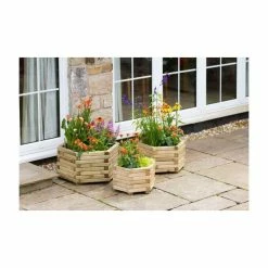 Marford Hexagonal Planter Set Of 3 By Zest