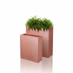 95cm Tall Terracotta Fibrecotta Trough Planter -Plants outlet store PP1761L add image 3 70e0
