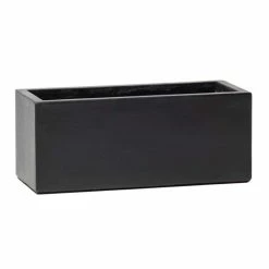 50cm Terracotta Fibrecotta Dark Grey Trough Planter -Plants outlet store PP1765S add image 1 b746
