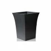 H55cm Black Square Flared Planter - By Primrose™ -Plants outlet store PP1841L main image 2ff4
