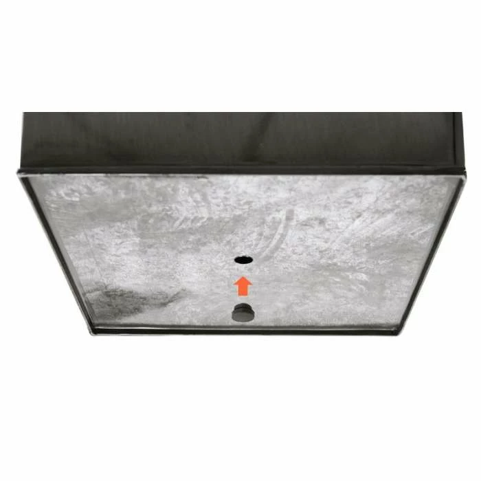 H38cm Black Square Flared Planter - By Primrose™ 5 H38cm Black Square Flared Planter - By Primrose™ - Image 3