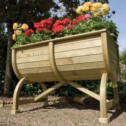 W1.07m (3ft 6in) Wooden Marberry Barrel Planter By Rowlinson® 7 W1.07m (3ft 6in) Wooden Marberry Barrel Planter By Rowlinson® -Plants outlet store PP1881 add image 1 59dd