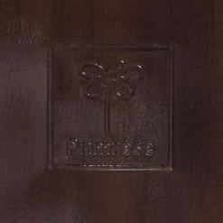 H80cm Mocha Brown Zinc Tall Flared Square Planter - By Primrose™ -Plants outlet store PP1891L add image 1 ba9f