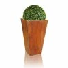 H60cm Corten Steel Flared Planter 1 H60cm Corten Steel Flared Planter -Plants outlet store PP2028S main image ed7e