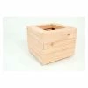 36cm Larch Wood Small Square Planter -Plants outlet store PP2029 main image 9720