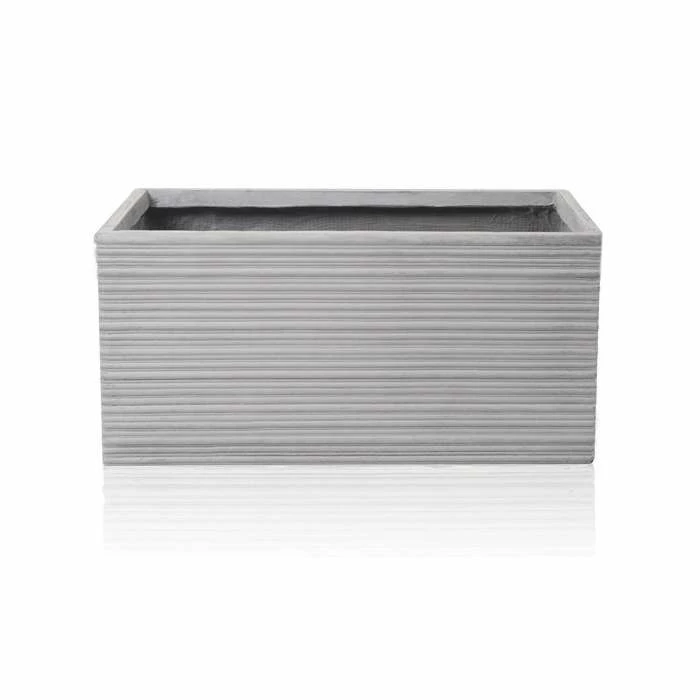 80cm Terracotta Fibrecotta Berniss Trough Planter 6 80cm Terracotta Fibrecotta Berniss Trough Planter - Image 4