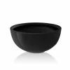 72cm Fibreglass High Gloss Low Bowl Planter - By Primrose™ -Plants outlet store PP2108BLK rollover image ac6c