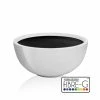 72cm Fibreglass High Gloss Low Bowl Planter - By Primroseâ„¢ 2 72cm Fibreglass High Gloss Low Bowl Planter - By Primroseâ„¢ -Plants outlet store PP2108WHT main image c166