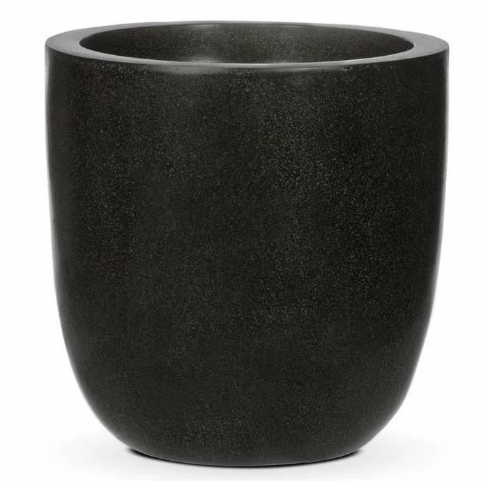 34cm Capi LUX Black Egg Planter 3 34cm Capi LUX Black Egg Planter