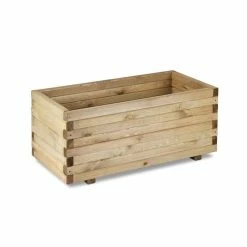 L90cm Pine Raised Trough Planter -Plants outlet store PP2310 add image 6 aed1