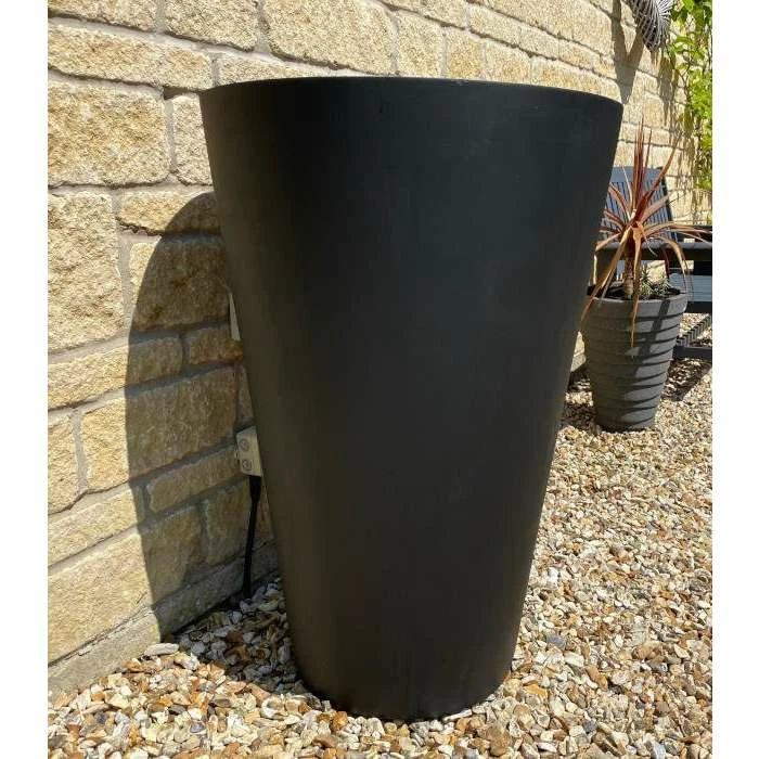 69cm Polystone Grey Calgary Tall Planter 3 69cm Polystone Grey Calgary Tall Planter