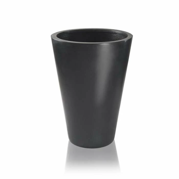69cm Polystone Grey Calgary Tall Planter 4 69cm Polystone Grey Calgary Tall Planter - Image 2