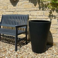 89cm Polystone Calgary Grey Tall Planter -Plants outlet store PP2354XLA rollover image b205