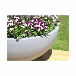 90cm Polystone Grey Lismore Low Planter -Plants outlet store PP2358L add image 2 b7eb