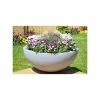 90cm Polystone Grey Lismore Low Planter -Plants outlet store PP2358L main image eb34