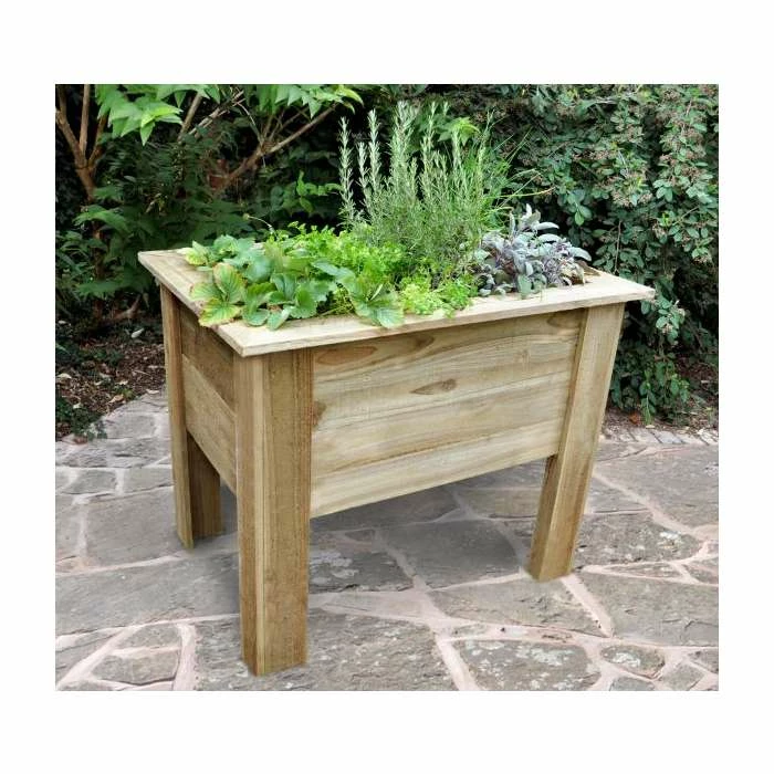 Deep Root Wooden Planter 1m 3 Deep Root Wooden Planter 1m