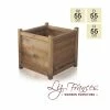 H55cm Wooden Cube Planter By Liz Frances™ -Plants outlet store PP2447L main image 7e79