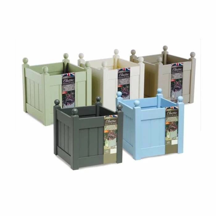 43cm Timber Charcoal Classic Planter 4 43cm Timber Charcoal Classic Planter - Image 2