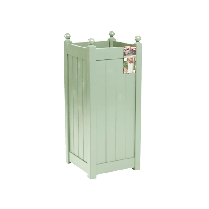 90cm Timber Heritage Sage Green Tall Classic Planter 3 90cm Timber Heritage Sage Green Tall Classic Planter