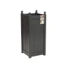 90cm Timber Charcoal Grey Tall Classic Planter -Plants outlet store PP2735 main image cc13