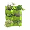 Living Wall Felt Planter 6 Pockets, Lime Green 70cm (2ft 3 1/2in) -Plants outlet store PP2814 main image b9fc