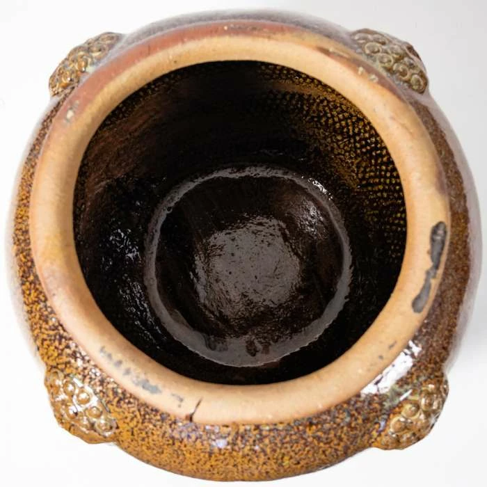 H48cm Ceramic Washed Bowl Planter 6 H48cm Ceramic Washed Bowl Planter - Image 4