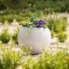 Sphere 32cm Handmade Fiberstone Planter In Grey - Exclusive To Primrose -Plants outlet store PP29GRY 3f39