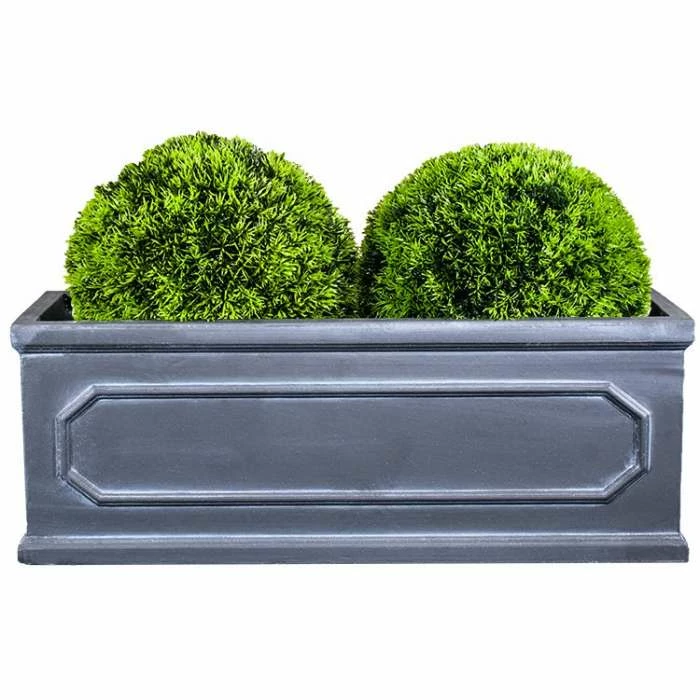 61cm Kensington Lead Effect Framed Trough Planter 5 61cm Kensington Lead Effect Framed Trough Planter - Image 3