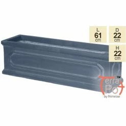 61cm Kensington Lead Effect Framed Trough Planter 13 61cm Kensington Lead Effect Framed Trough Planter -Plants outlet store PP3022 add image 4 4f72