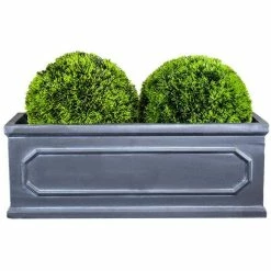 71cm Kensington Lead Effect Framed Trough Planter -Plants outlet store PP3032 rollover image 541b