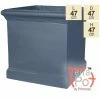 H47cm Blenheim Lead Effect Cube Planter - By Terra Pot™ -Plants outlet store PP3033 main image ac7d