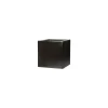 40cm Poly Resin Cube Planter In Black -Plants outlet store PP3078 main image 2650