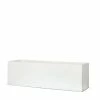 73cm Cadix Poly Resin Low Rectangular Planter In White -Plants outlet store PP3106 main image 113e