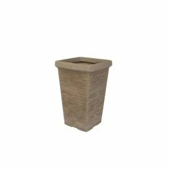 30cm Chimney Slate Planter In Stone Finish