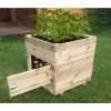 60cm (23in) Square Potato Planter With Door By Zest® -Plants outlet store PP3424 main image 9fed