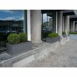 190cm Chelsea Trough Planter In Faux Lead -Plants outlet store PP3612 rollover image 092c