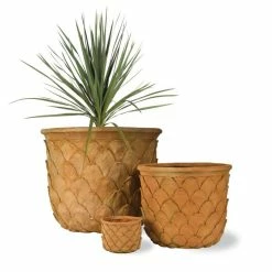 Large Round Pineapple Planter - 69cm