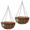 Set Of Two 30cm Saxon Hanging Basket Planters By Smart Garden -Plants outlet store PP3870X2 main image fbaa