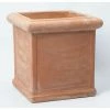D37cm Medium Terracotta Cube Planter