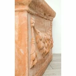W80cm Large Terracotta Trough With Detail 11 W80cm Large Terracotta Trough With Detail -Plants outlet store PP3978 add image 2 f08b