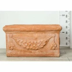 W80cm Large Terracotta Trough With Detail 14 W80cm Large Terracotta Trough With Detail -Plants outlet store PP3978 add image 5 1619