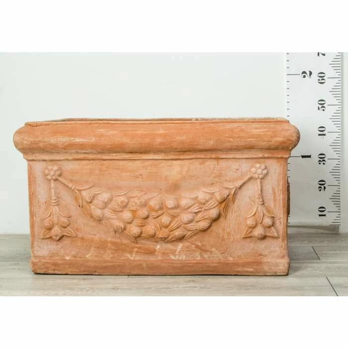 W80cm Large Terracotta Trough With Detail 8 W80cm Large Terracotta Trough With Detail - Image 6