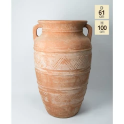 H100cm Terracotta Athenaian Vase Shape Planter -Plants outlet store PP3981 main image d0bb