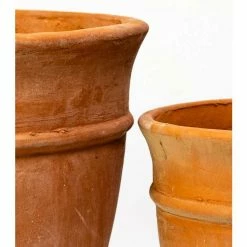 Round Terracotta Planters - Mixed Set Of 2 - D27/36cm 12 Round Terracotta Planters - Mixed Set Of 2 - D27/36cm -Plants outlet store PP3984 add image 4 54fc