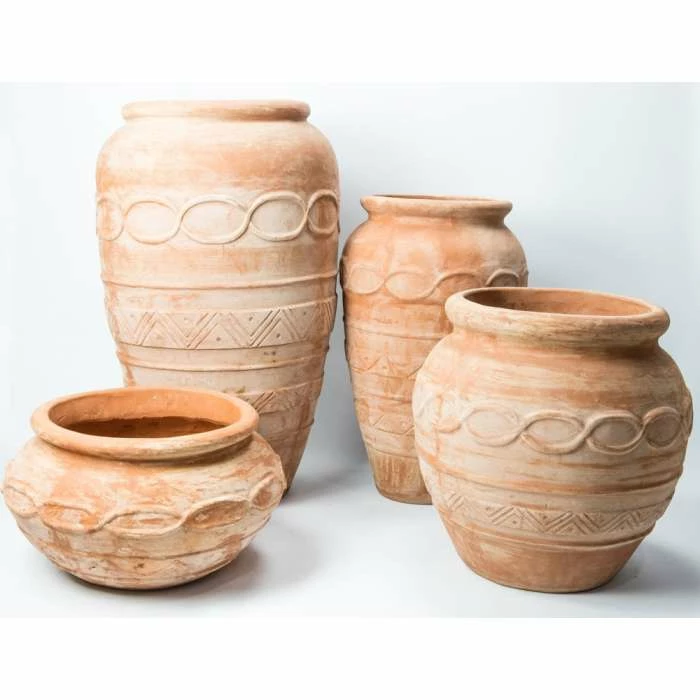 D60cm Terracotta Vase Planter 6 D60cm Terracotta Vase Planter - Image 4