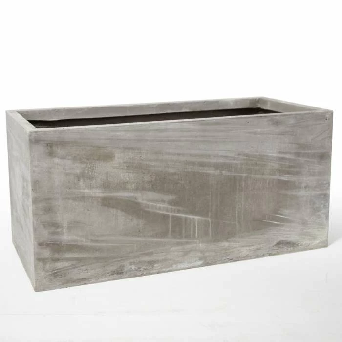 80cm Fibrecotta Large Cement Trough Planter 4 80cm Fibrecotta Large Cement Trough Planter - Image 2