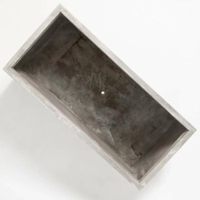 80cm Fibrecotta Large Cement Trough Planter 7 80cm Fibrecotta Large Cement Trough Planter - Image 5