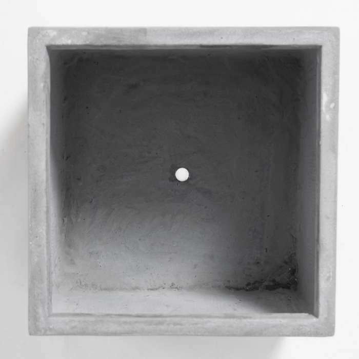 40cm Fibrecotta Cement Large Cube Planter 7 40cm Fibrecotta Cement Large Cube Planter - Image 5