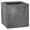 30cm Fibrecotta Medium Cement Cube Pot -Plants outlet store PP4041M add image 1 9a8e